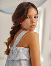 Zippy Striped Cotton Top With Embroidered Details For Baby Girls